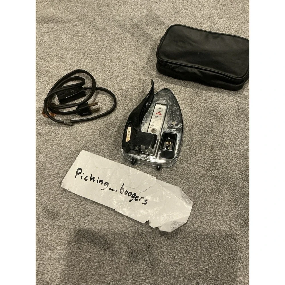 Vintage~Abbott Folding Electric Travel Clothes Iron~Model TR120 (Working)